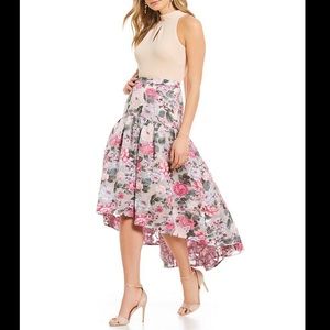 Badgley Mischka floral tulle skirt
